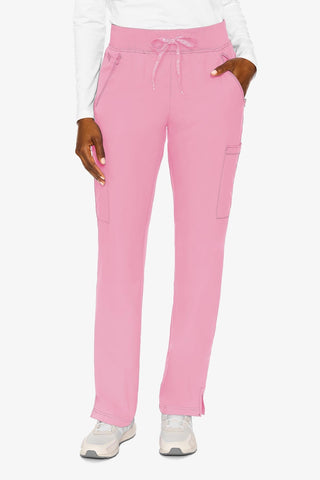 MED COUTURE 2702 INSIGHT ZIPPER PANT - TAFFY PINK