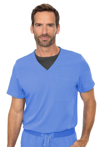 MED COUTURE 7478 ROTHWEAR CADENCE ONE POCKET TOP - CEIL